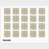 Sticker Carré Havane (Feuille)