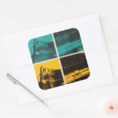 Sticker Carré Havane 2 (Enveloppe)