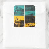 Sticker Carré Havane 2 (Sac)