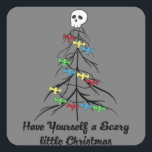 Sticker Carré Have yourself a scary little christmas !<br><div class="desc">Have yourself a scary little christmas !</div>