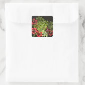 Sticker Carré Hawaii Aloha Flower Art Print (Sac)