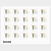 Sticker Carré Hawaii Dreaming (Feuille)