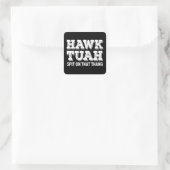 Sticker Carré Hawk Tuah cracher Sur Ce Thang Drôle (Sac)