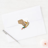 Sticker Carré Hawkman (Enveloppe)