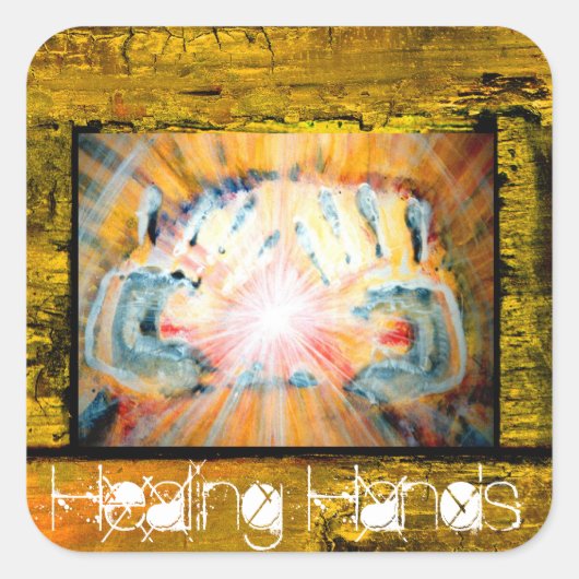 Sticker Carré Healing (Devant)