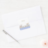 Sticker Carré Hearthlight Notes Printemps Douce Gingham Prairie (Enveloppe)