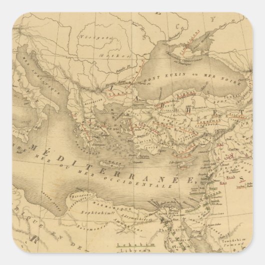 Sticker Carré Hébreux (Devant)