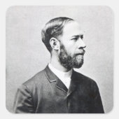 Sticker Carré Heinrich Rudolph Hertz (Devant)