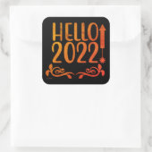 STICKER CARRÉ HELLO 2022 (Sac)