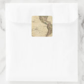 Sticker Carré Hémisphère occidental 8 (Sac)