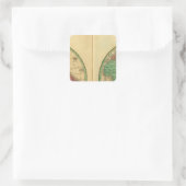 Sticker Carré Hémisphère W, hémisphère E (Sac)