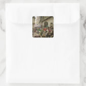 Sticker Carré Henri de La Rochejaquelein à la bataille de (Sac)