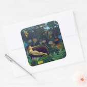 Sticker Carré Henri Rousseau - Le Rêve / Le Reve (Enveloppe)