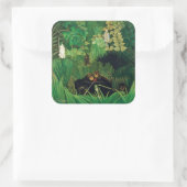 Sticker Carré Henri Rousseau - Les Joyeux Jesters (Sac)