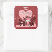 Sticker Carré HEP KATS by Jeff Willis Art (Sac)