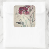 Sticker Carré Herbe de saule par Charles Mackintosh (Sac)