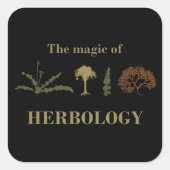Sticker Carré herbologie (Devant)