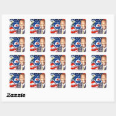 Sticker Carré Herman Cain 2012_ (Feuille)