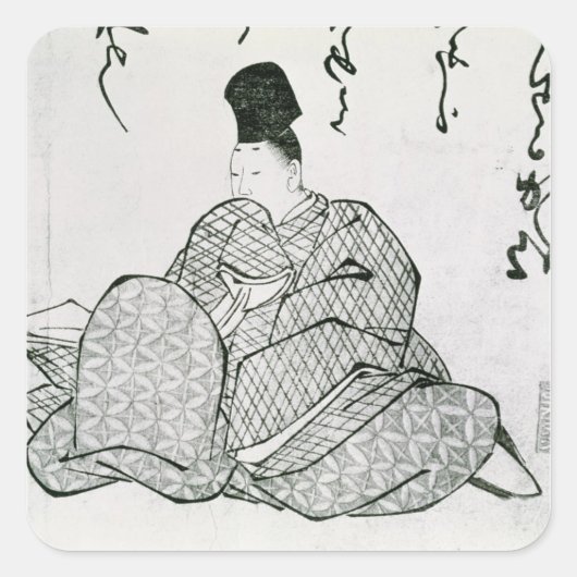 Sticker Carré Héros d'un Monogatari (Devant)