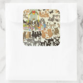 Sticker Carré Heure actuelle 2012 (Sac)