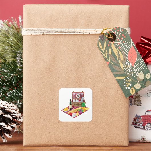 Sticker Carré Heure de pique