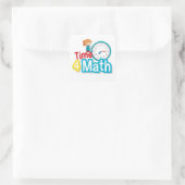 Sticker Carré Heure des maths (Sac)