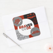 Sticker Carré Heure du code 2018 (Enveloppe)