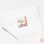 Sticker Carré Heureux de vous rencontrer (Enveloppe)