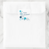 Sticker Carré Heureux Hanoukka ! (Sac)