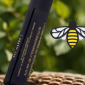 Sticker Carré HEXAGON Cire d'abeille Peppermenthe LIP BALM avec