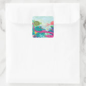 Sticker Carré Hidden Ocean (Sac)