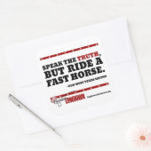 Sticker Carré Hightower Lowdown : Parlez la vérité (Sticker) (Enveloppe)