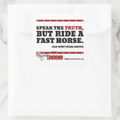 Sticker Carré Hightower Lowdown : Parlez la vérité (Sticker) (Sac)