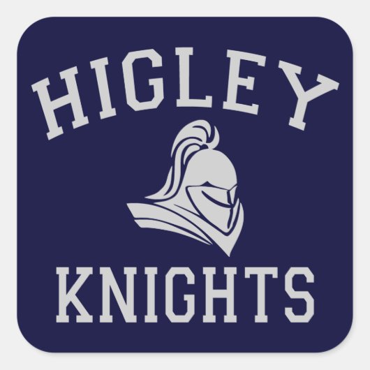 Sticker Carré Higley Knights (Devant)