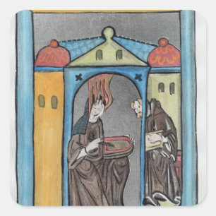 Sticker Carré Hildegard de Bingen