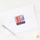 Sticker Carré Hillary Clinton 2016 (Enveloppe)