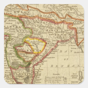 Sticker Carré Hindoostan ou l'Inde