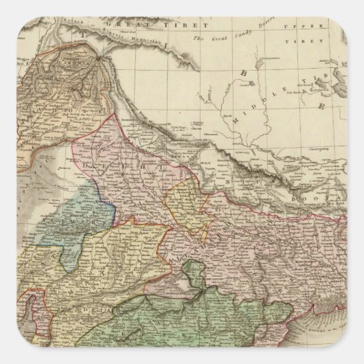 Sticker Carré Hindostan 2 (Devant)