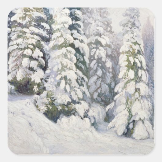 Sticker Carré Histoire d'hiver, 1913 (Devant)