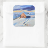 Sticker Carré Hiver (Sac)