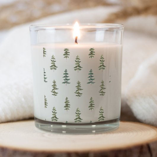 Sticker Carré Hiver branché | Motif d'arbre de Noël