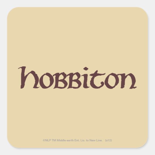 Sticker Carré HOBBITON™ Solide (Devant)