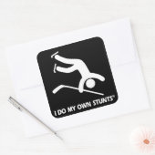 Sticker Carré Hockey Mes Propres Têtes (Enveloppe)