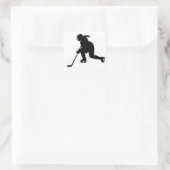 Sticker Carré Hockey pour filles (Sac)