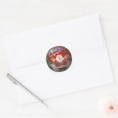 Sticker Carré "HoHoHo Père Noël" (Enveloppe)