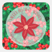 Sticker Carré Holiday baking (Devant)