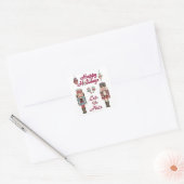 Sticker Carré Holiday Nutcracker (Enveloppe)