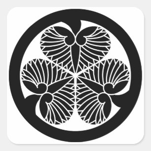 Sticker Carré Hollyhock Tokugawa 5(5ème Tsunayoshi)23
