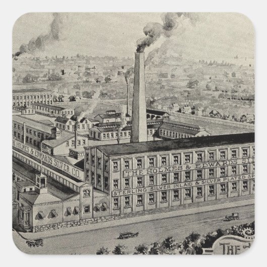 Sticker Carré Holmes & Edwards Silver Co (Devant)
