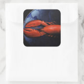 Sticker Carré Homard sur plaque Tiffany (Sac)